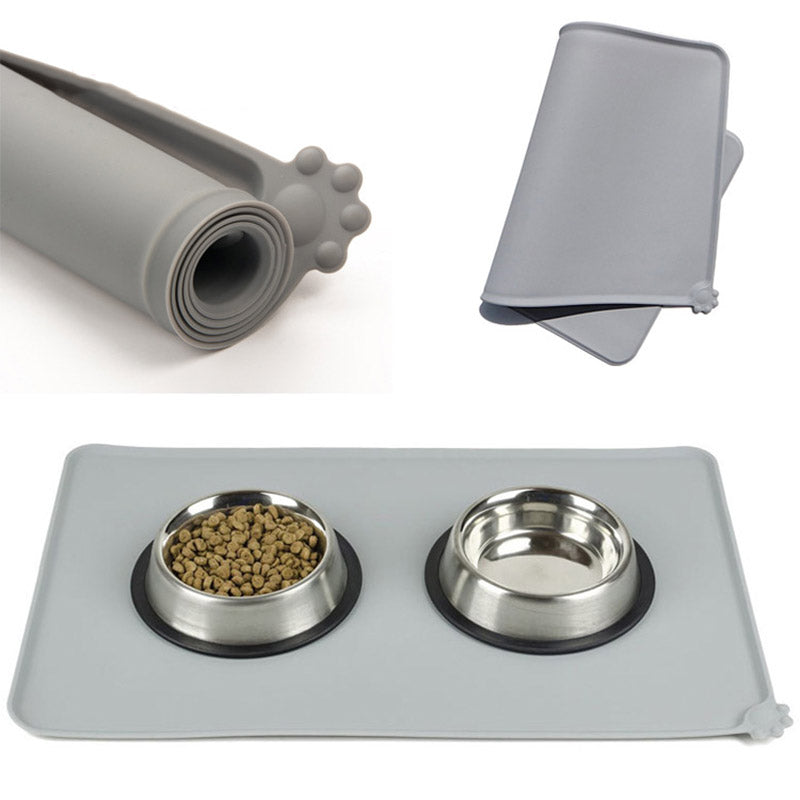 Silicone Pet Feeding Mat - Waterproof and Non-Slip