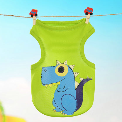 Custom Cartoon Dog Vest for Small Dogs - Summer Wear