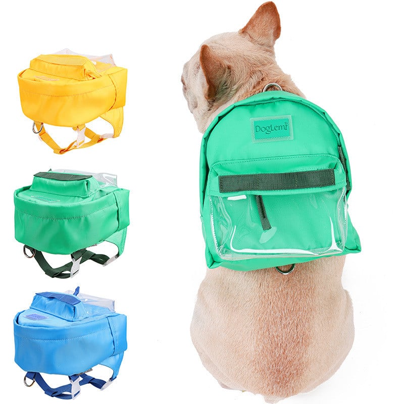 Trendy Cat and Puppy Chest Strap Travel School Bag