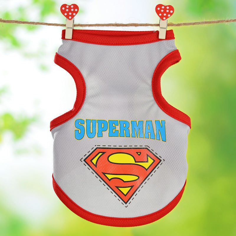 Custom Cartoon Dog Vest for Small Dogs - Summer Wear