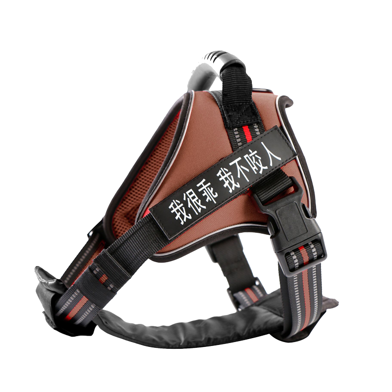 Medium and Large Dog Leash with Chest Strap Vest