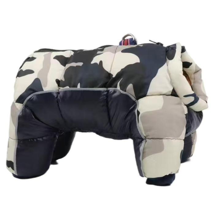 Camouflage Waterproof Dog Jacket for Cold Weather