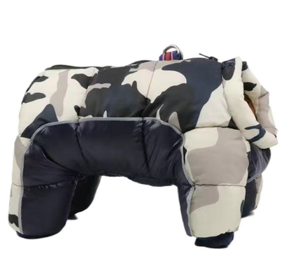 Camouflage Waterproof Dog Jacket for Cold Weather