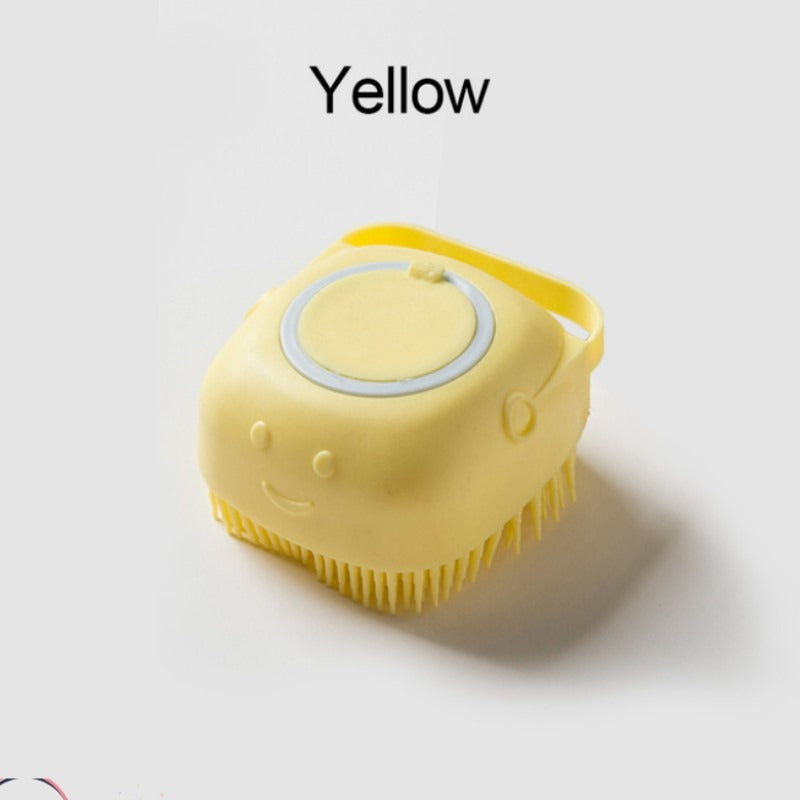 Pet Grooming Brush with Soap Dispenser