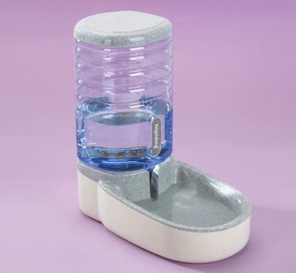 Automatic Pet Dog Feeder and Drinking Fountain Combo