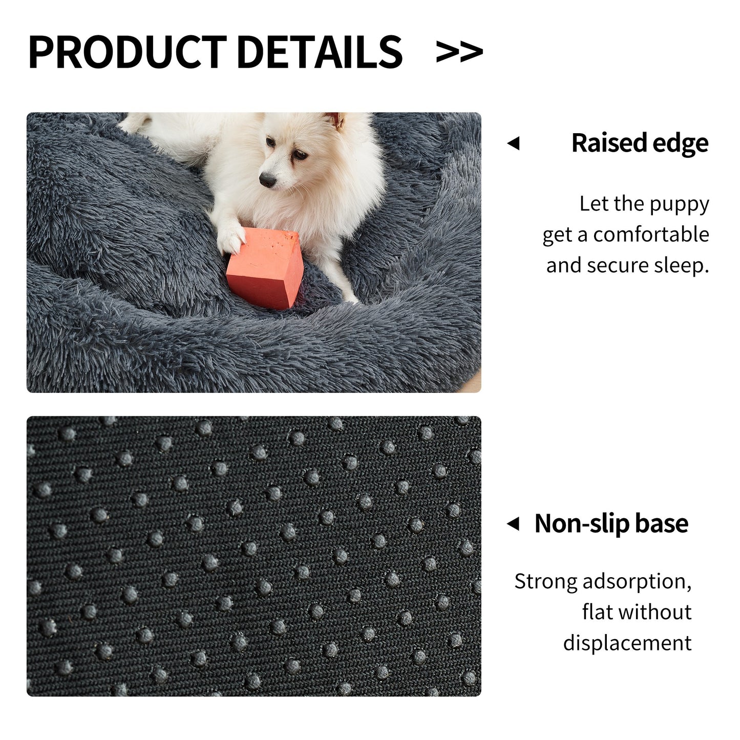 Indoor Doughnut Cat & Dog Bed