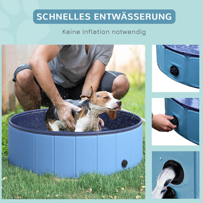 Foldable Dog Pool Pet Swimming Tub