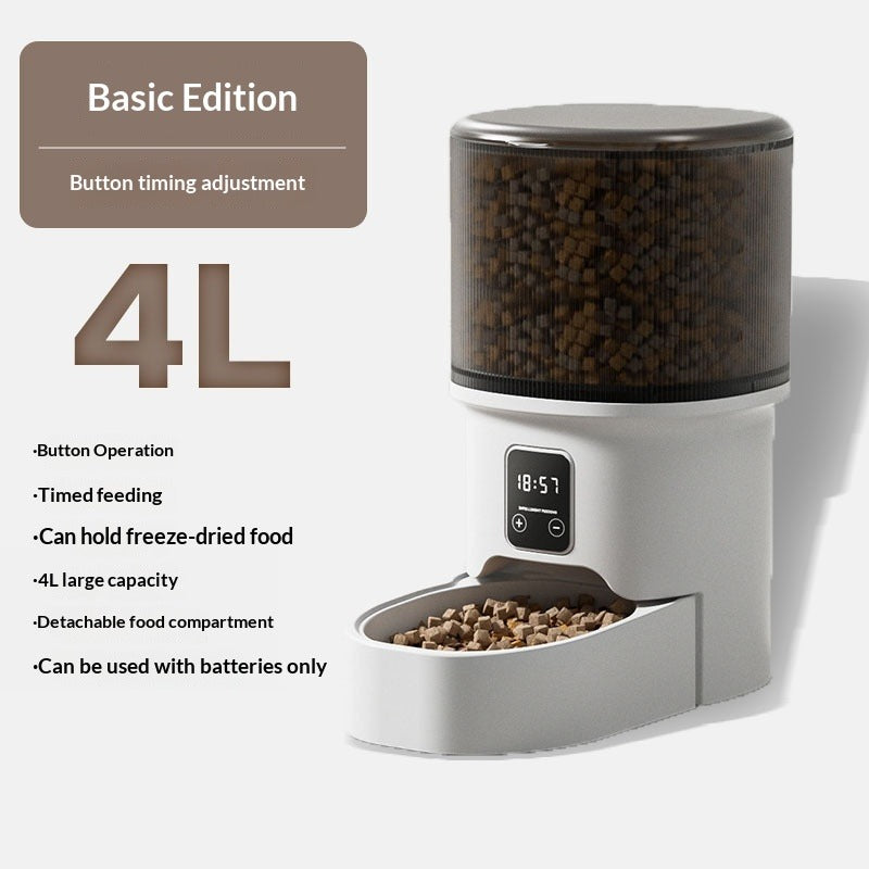 Pet Automatic Feeder with WiFi Remote & Timed Feeding