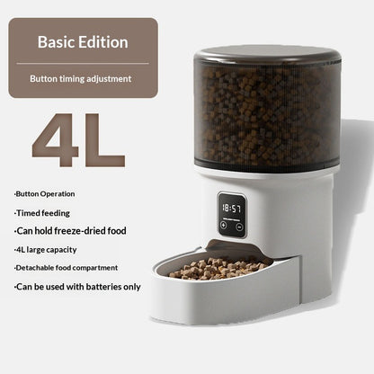 Pet Automatic Feeder with WiFi Remote & Timed Feeding