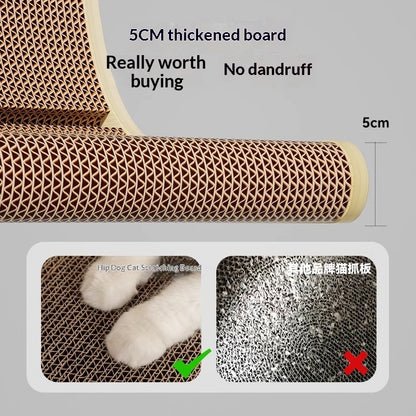 Durable L-Shaped Vertical Cat Scratcher