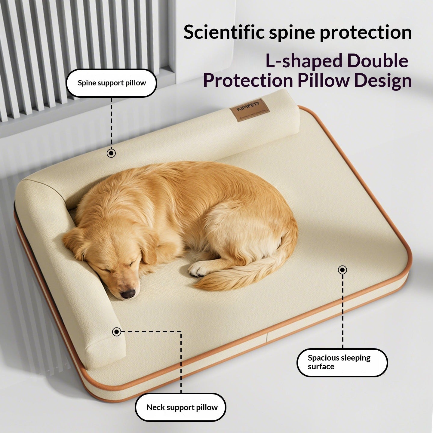 All-season Dog Bed for Medium & Large Breeds