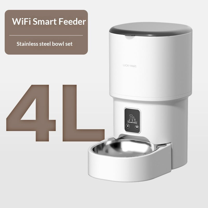 Pet Automatic Feeder with WiFi Remote & Timed Feeding