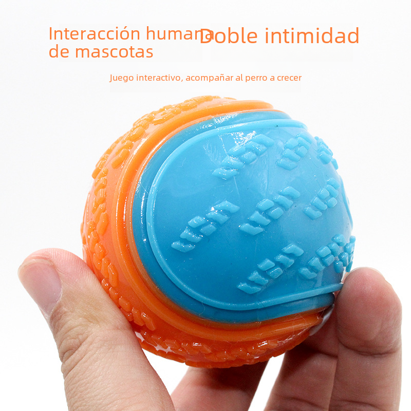 Durable TPR Dog Chew Ball with Sound - Training Toy