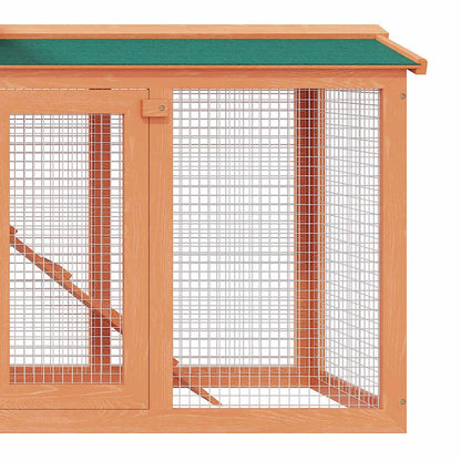 Large Rabbit Hutch with Ramp