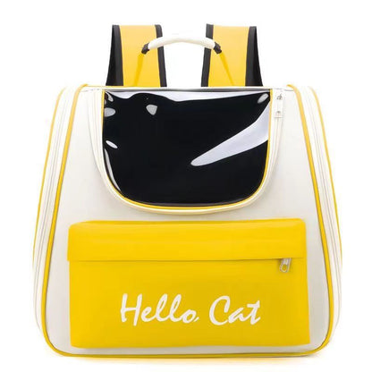 New Cat Carrier Backpack - Transparent Spacious Design