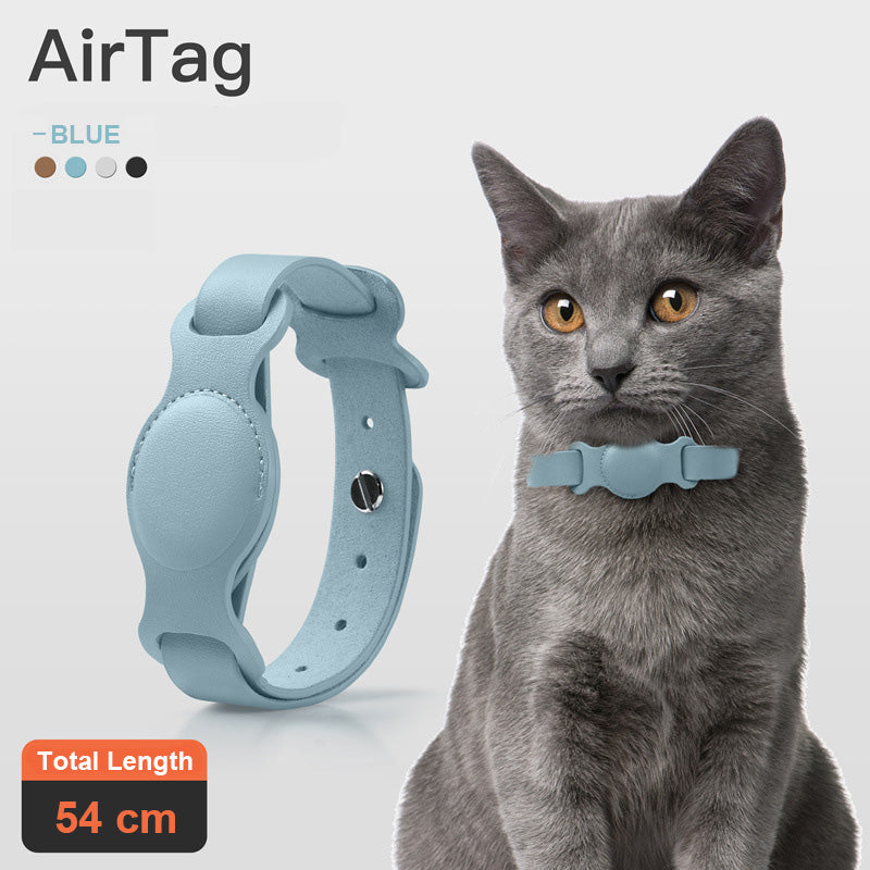 Leather Case for Anti-Lost Pet Collar Chain