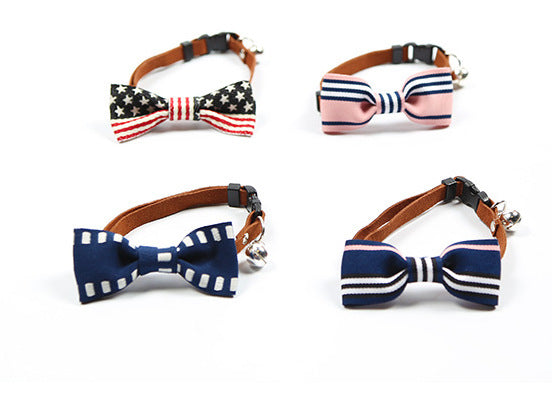 Pet Accessories Dog Bowtie with Collar for Small Dogs