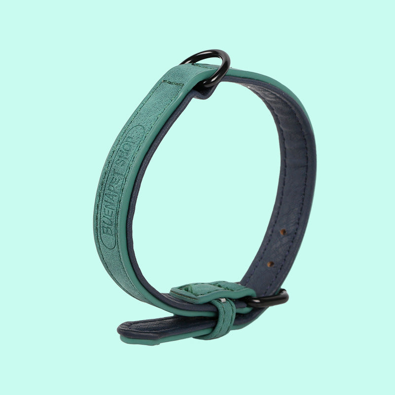 Adjustable PU Leather Collar for Pets
