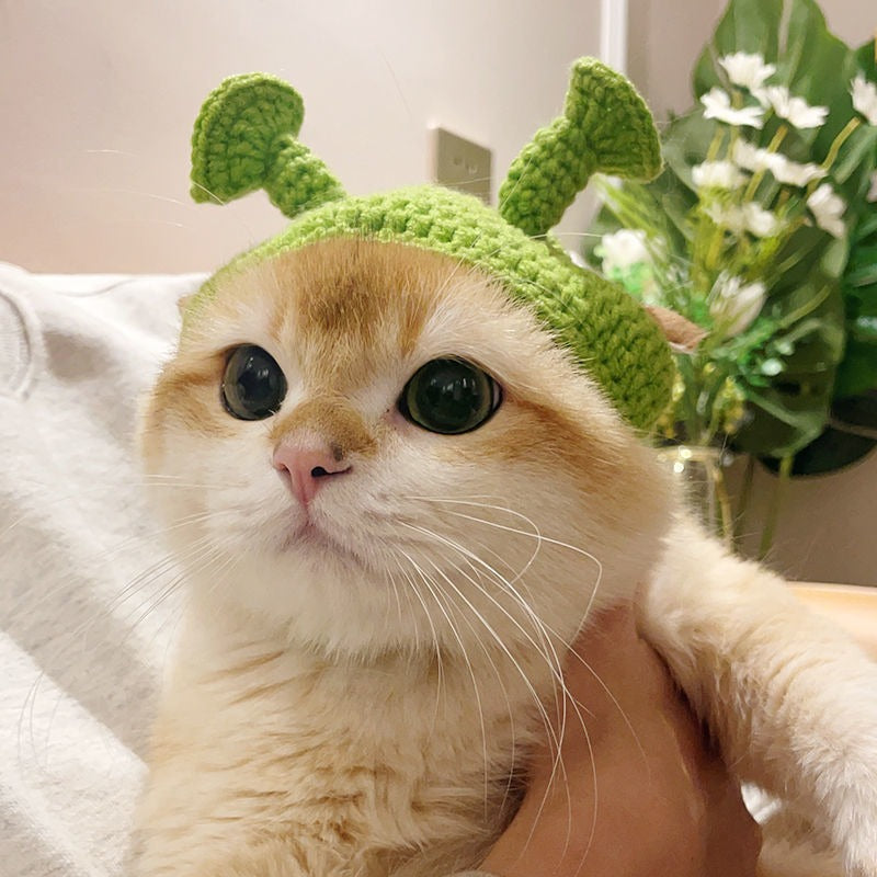 Wool Knitted British Pet Hat