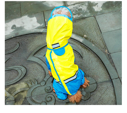 Golden Retriever Waterproof Raincoat for Big Dogs