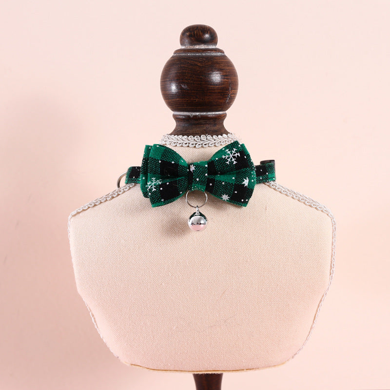 Adjustable Anti-Suffocation Christmas Collar for Pets