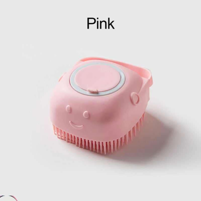 Pet Grooming Brush with Soap Dispenser