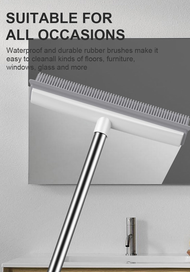 Pet Hair Rubber Push Broom
