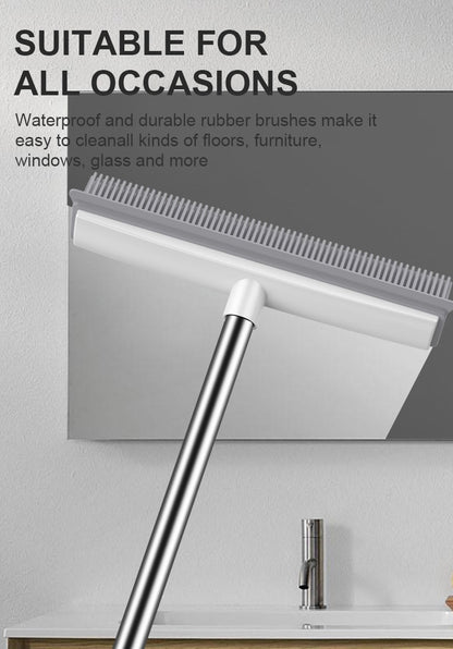 Pet Hair Rubber Push Broom