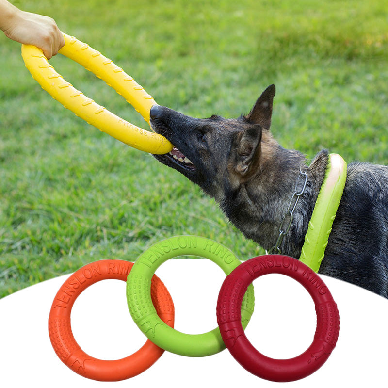 Dog Training Ring for Biting Resistance and Relief