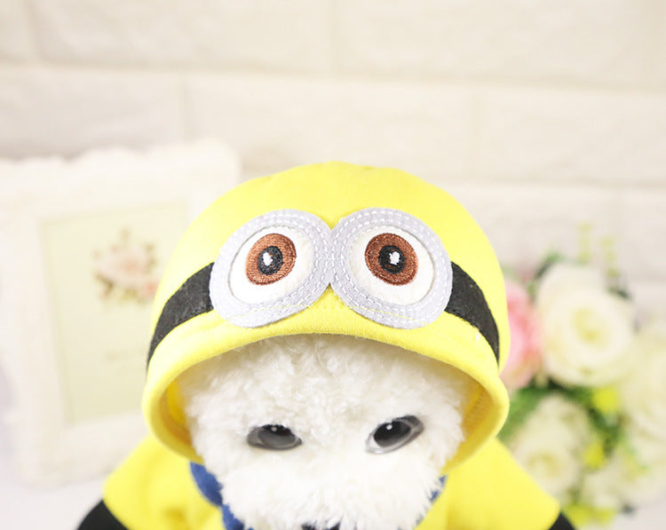 Pets Minion Costume for Dogs and Cats