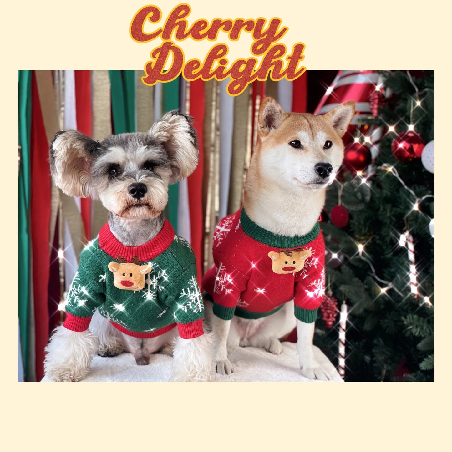 New Christmas Padded Dog Sweater for Pets