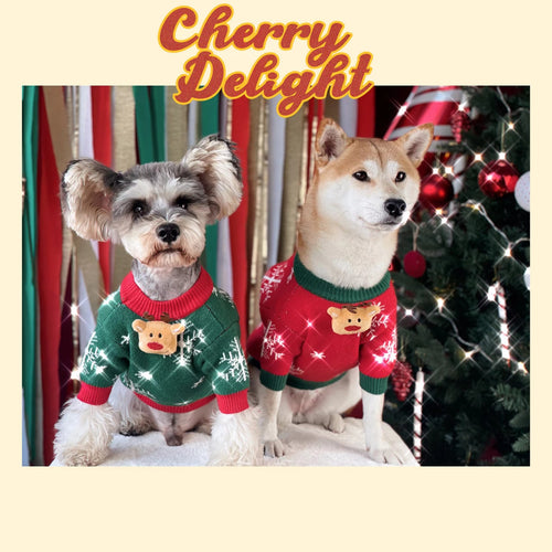 New Christmas Padded Dog Sweater for Pets