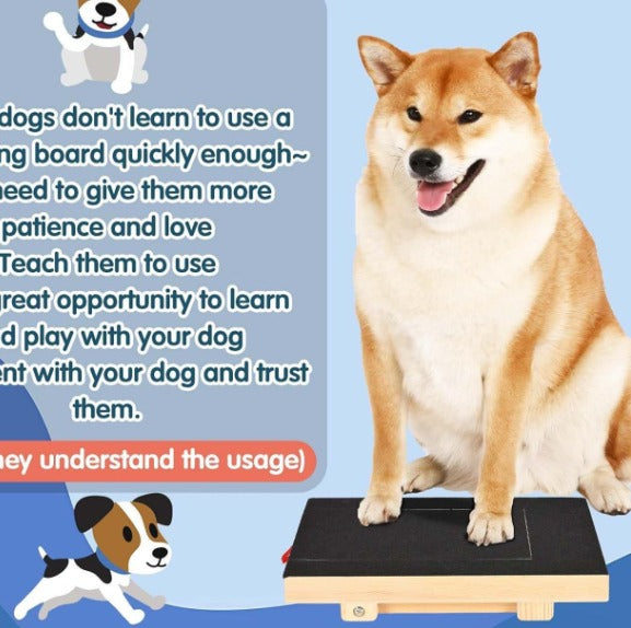 Adjustable Height Dog Scratcher Wooden Nail Scraper