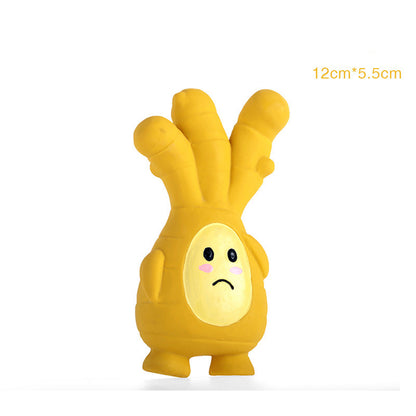 Ginger Garlic Dog Latex Toy with Sound