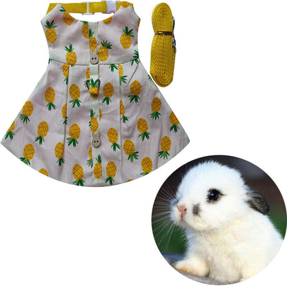 Pet Bunny Costume for Lop-Eared Rabbits and Cats