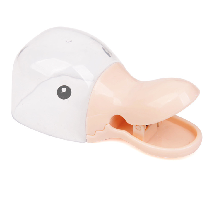 Cute Duckbill Pet Spoon and Multi-Function Food Clip