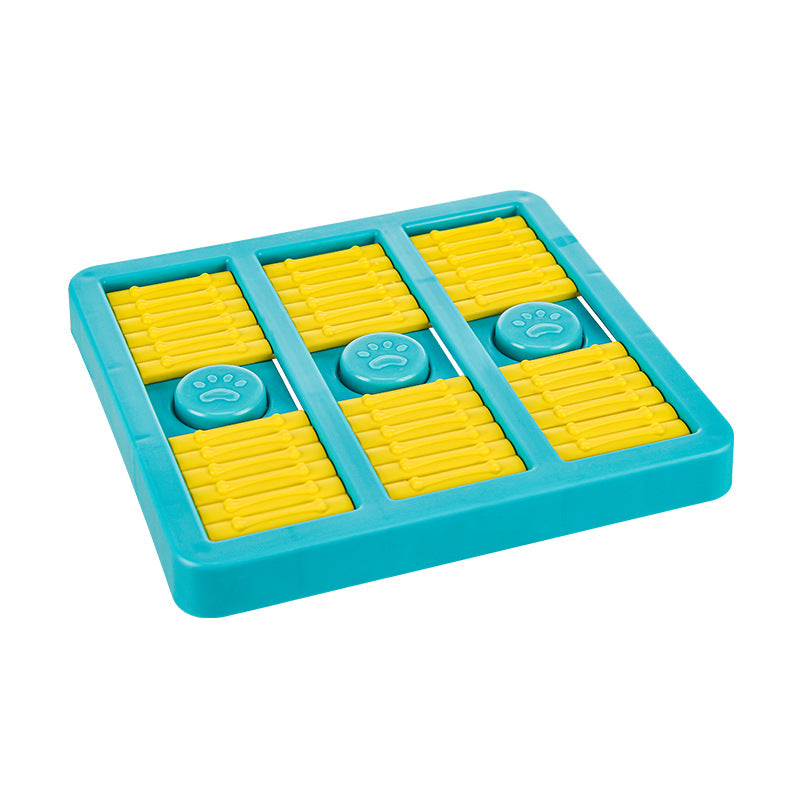 Rotating Interactive Educational Dog Toy with Food Dispenser