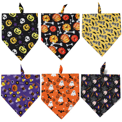 Halloween Dog Bib and Saliva Towel for Pets