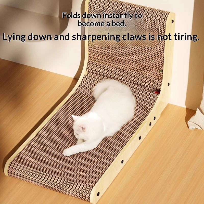 Durable L-Shaped Vertical Cat Scratcher
