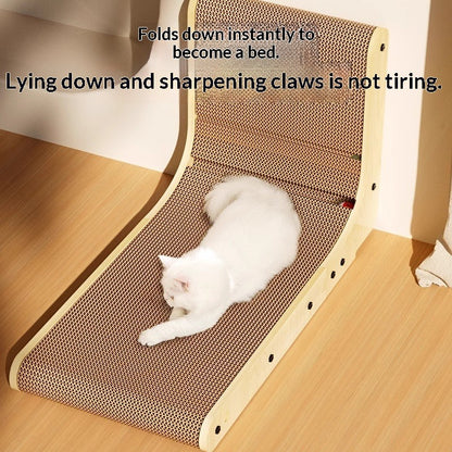 Durable L-Shaped Vertical Cat Scratcher