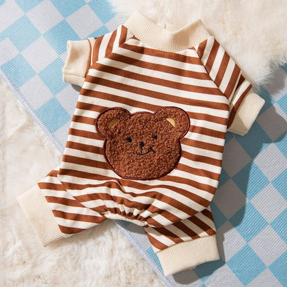 Cute Cat Pajamas - Velvet Pet Jumpsuit