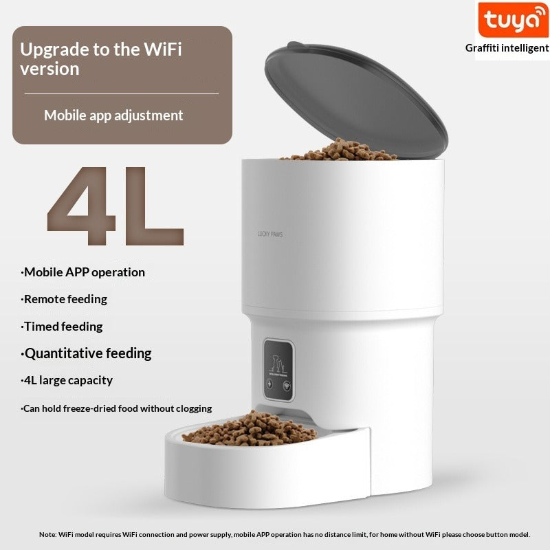 Pet Automatic Feeder with WiFi Remote & Timed Feeding