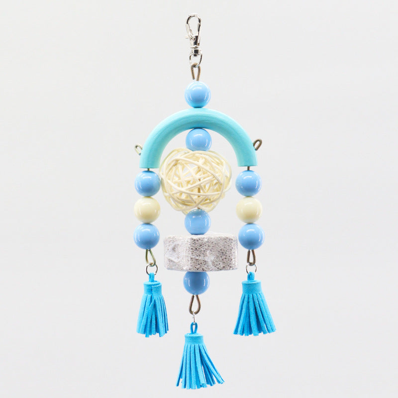Acrylic Hanging Teeth Toys for Parrots and Birds