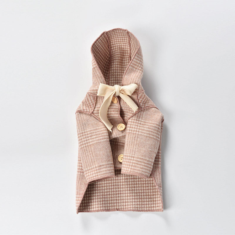 Plaid Cat Cashmere Coat for Pets