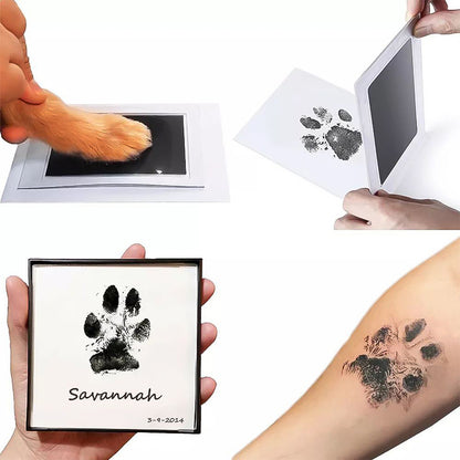 Pet Ink Pad Set for Paw Prints - No Wash Needed