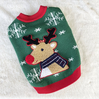 New Christmas Padded Dog Sweater for Pets
