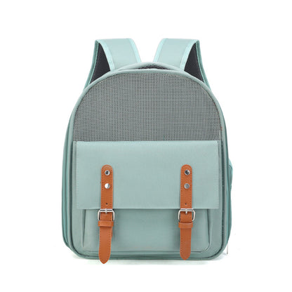 Scratch-Resistant Portable Pet Backpack for Cats and Dogs