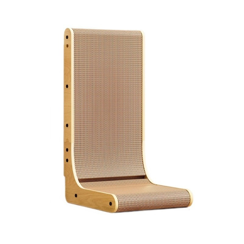 Durable L-Shaped Vertical Cat Scratcher