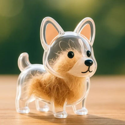 Dog Fur Storage Pendant Keychain