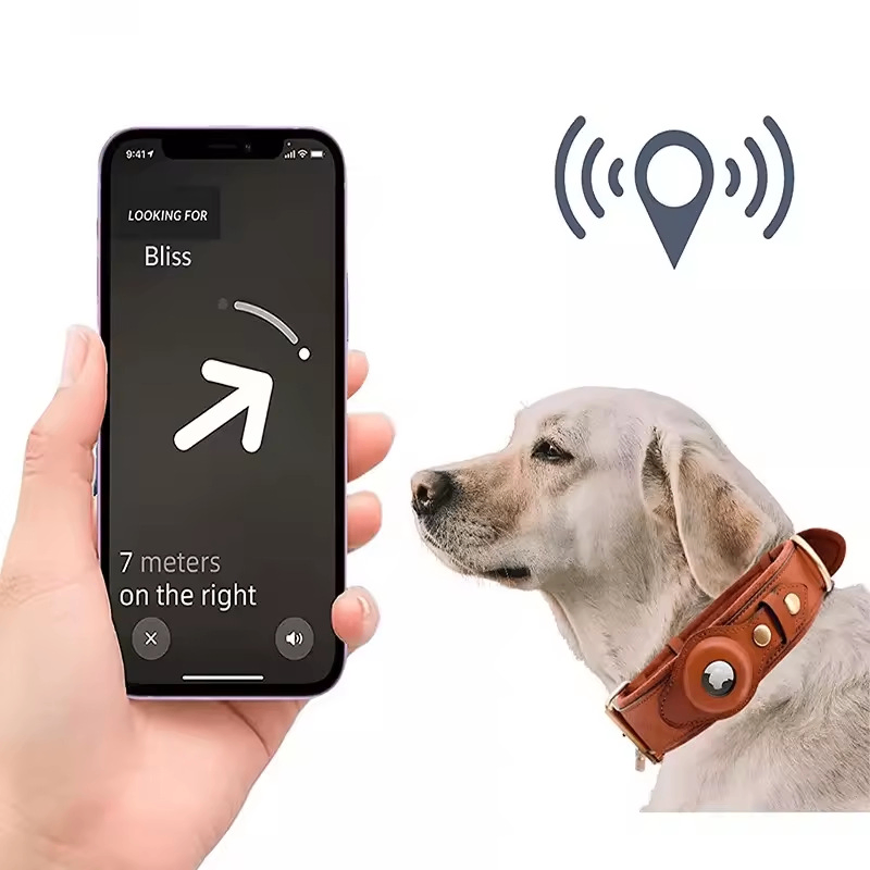Chest Back Airtag Holder with Dog Traction Rope